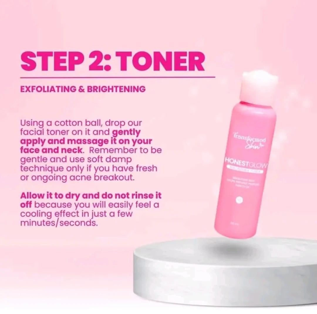 Transformed Skin HonestGlow Facial Set