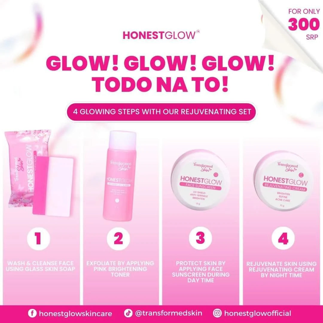 Transformed Skin HonestGlow Facial Set