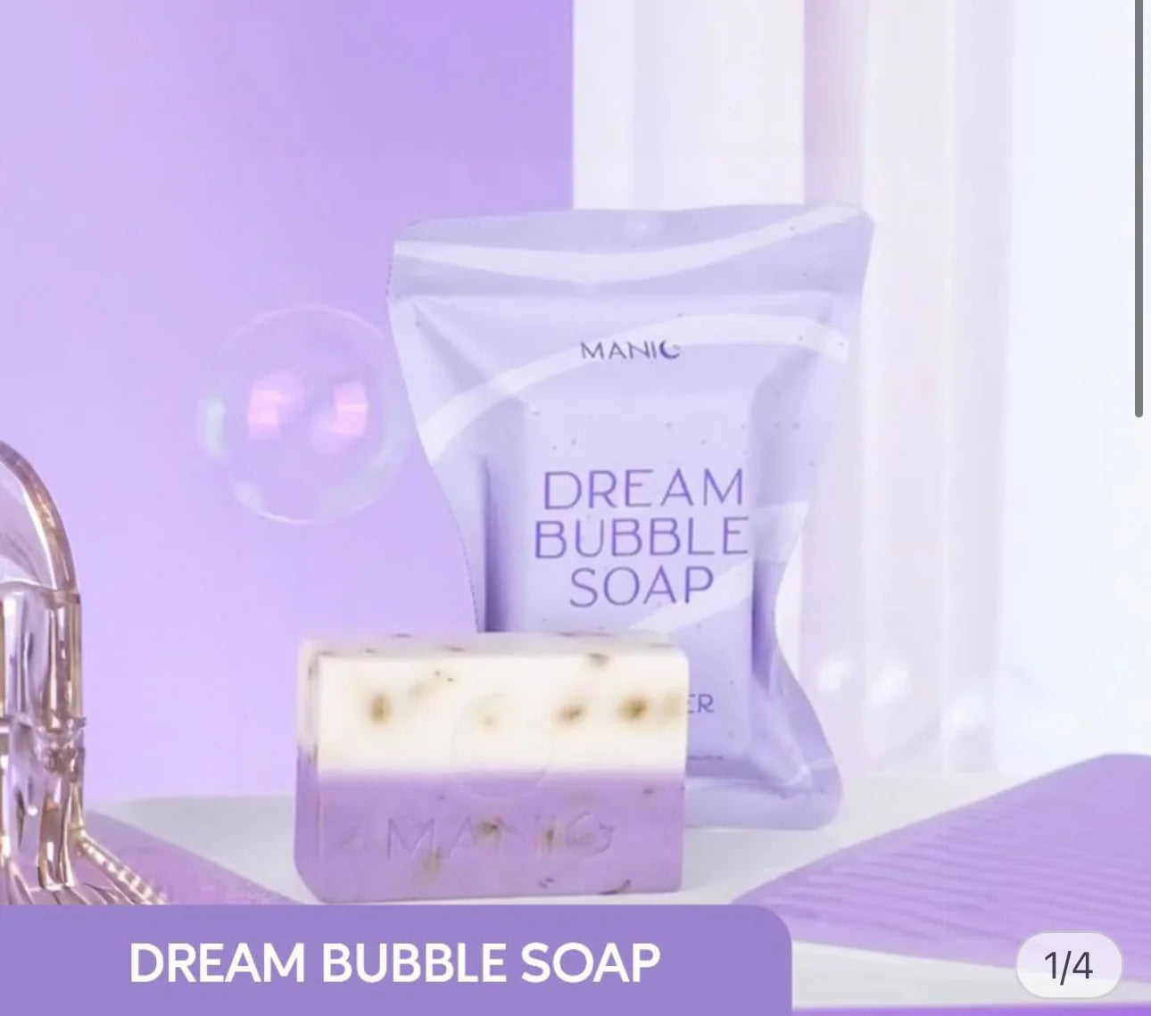 Manic Beauty - Dream Bubble Soap - Lavander Bliss 130g