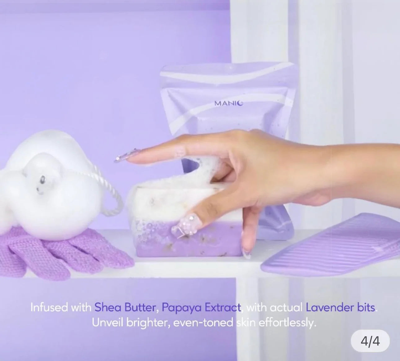 Manic Beauty - Dream Bubble Soap - Lavander Bliss 130g