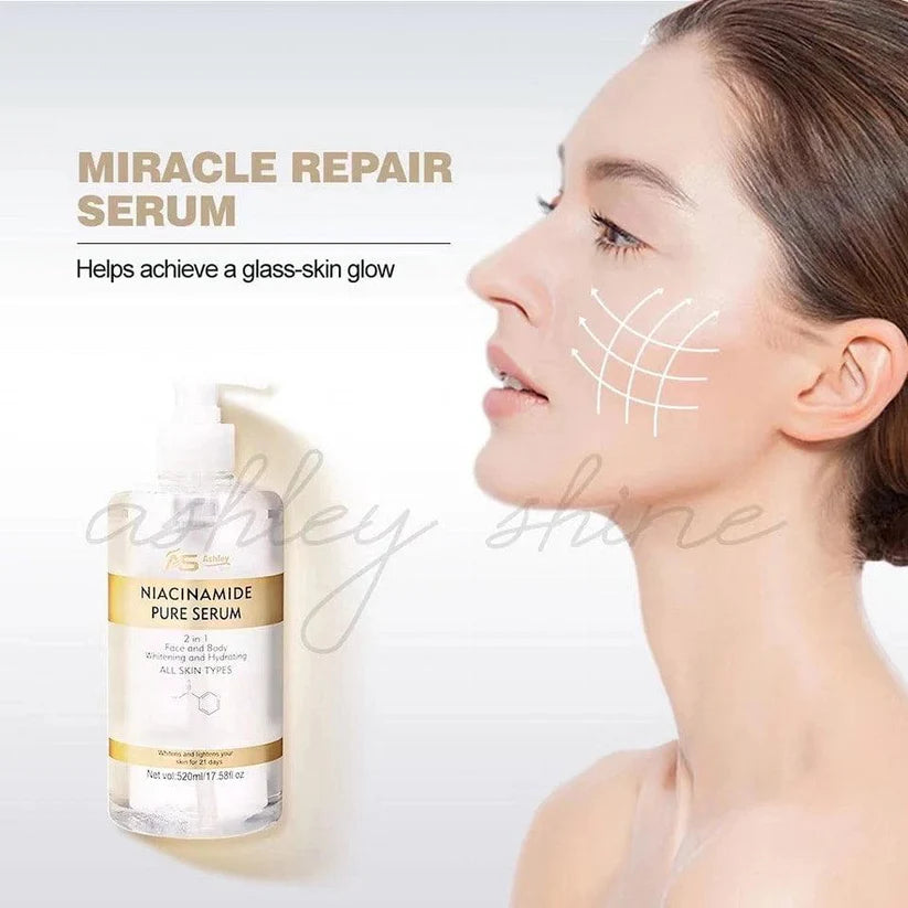 Ashley Shine Niacinamide Pure Serum 2 in 1 Face & Body 520ml