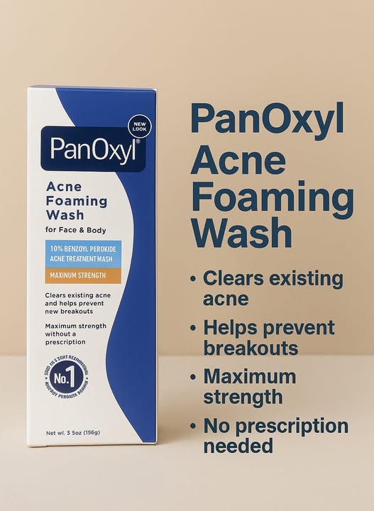 PanOxyl Acne Foaming Wash - 10% Benzoyl Peroxide