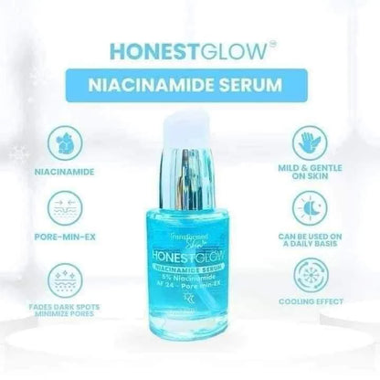 Transformed Skin - HONEST GLOW Niacinamide Serum 30 ML ( Blue )