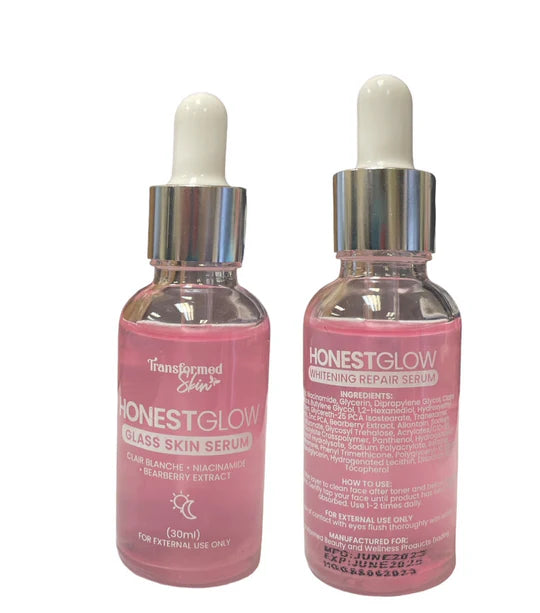 Transformed Skin - Honest Glow Glass Skin Serum 30 ML ( pink )