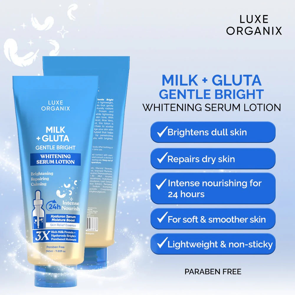 Luxe Organix Milk + Gluta Gentle Bright Whitening Serum Luxe Organix Milk + Gluta Gentle Bright Whitening Serum