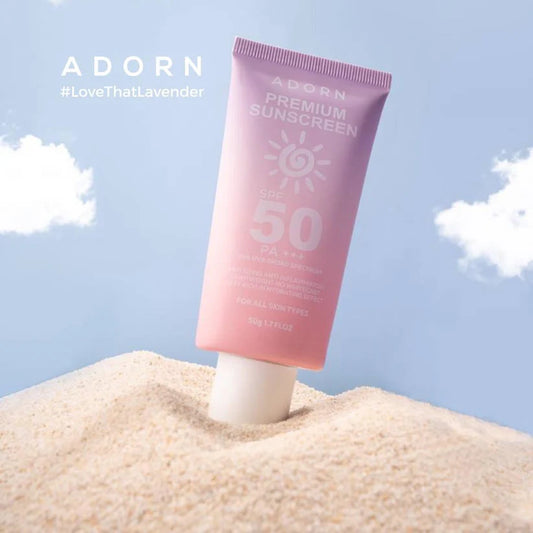 Adorn Premium Sunscreen Spf 50+++ 50g