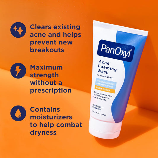 PanOxyl Acne Foaming Wash - 10% Benzoyl Peroxide