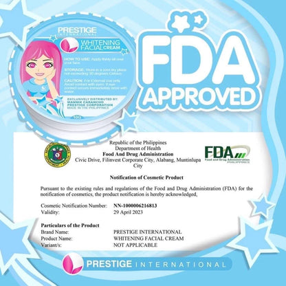 Prestige Whitening facial set - maintenance set