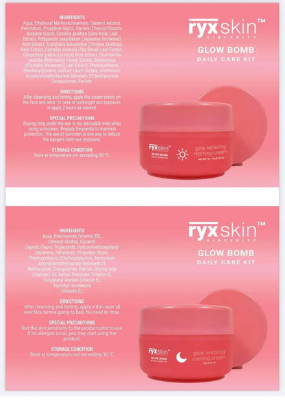 Ryx Skin RYX Glow Bomb Daily Care Kit