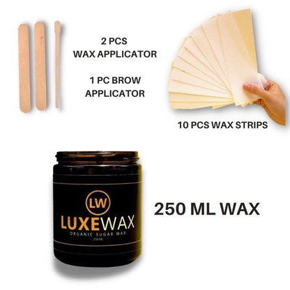 Luxe Wax - Organic Sugar Wax - 250ml - 1 Set